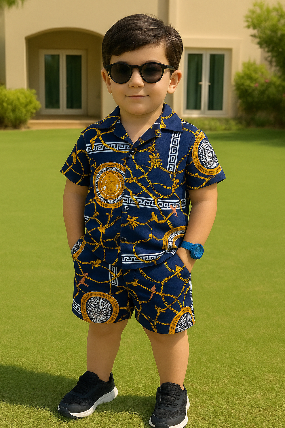 Premium Quality Baby Boy/Girl Summer Co-ord Suit - BLV