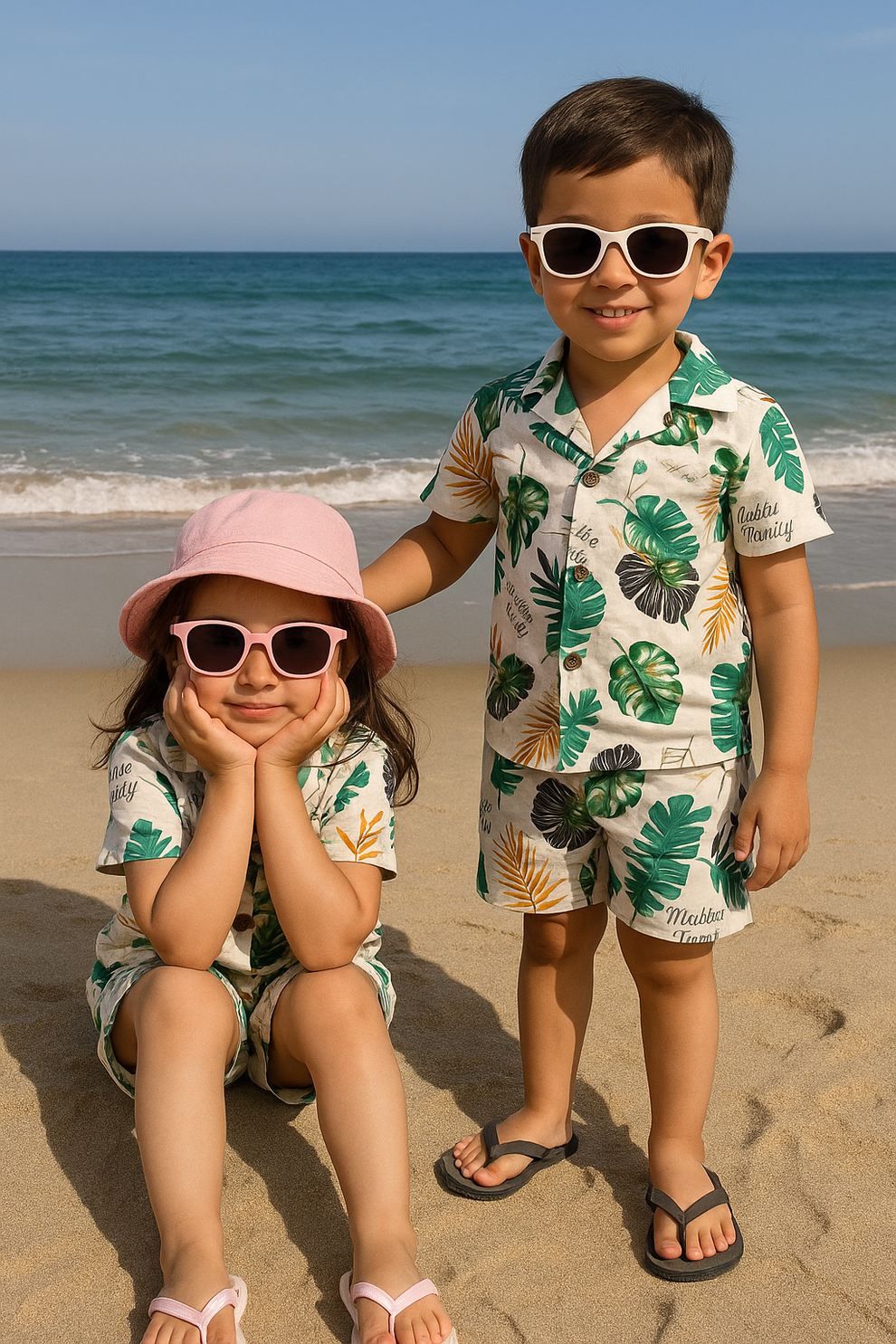 Premium Quality Baby Boy/Girl Summer Co-ord Suit - Beach Day