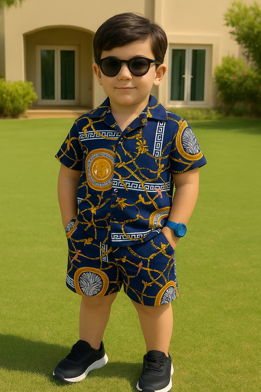Premium Quality Baby Boy/Girl Summer Co-ord Suit - BLV